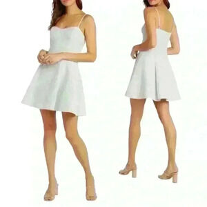 Willow Hampton Tweed Mini Dress in Light‎ Blue